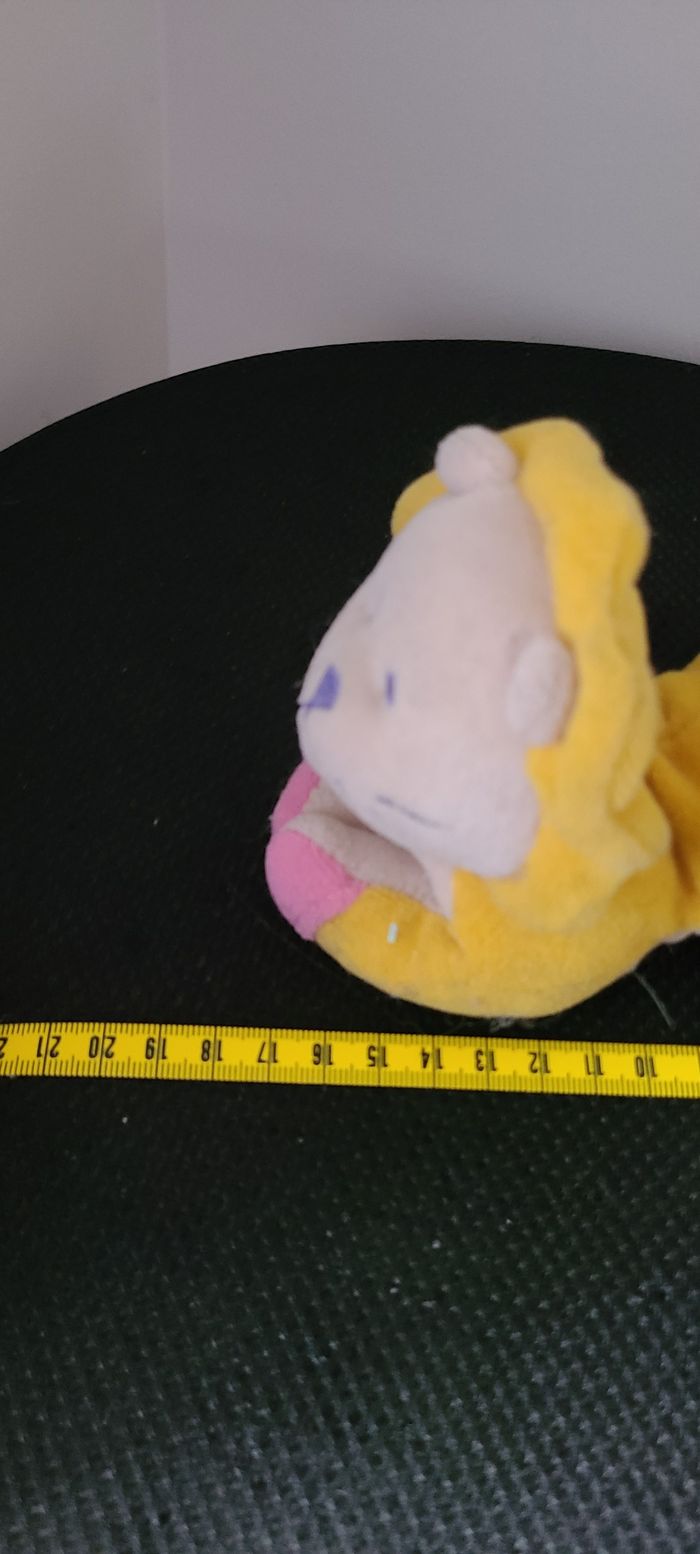 Doudou hochet lion jaune couché BEBE CONFORT - photo numéro 2