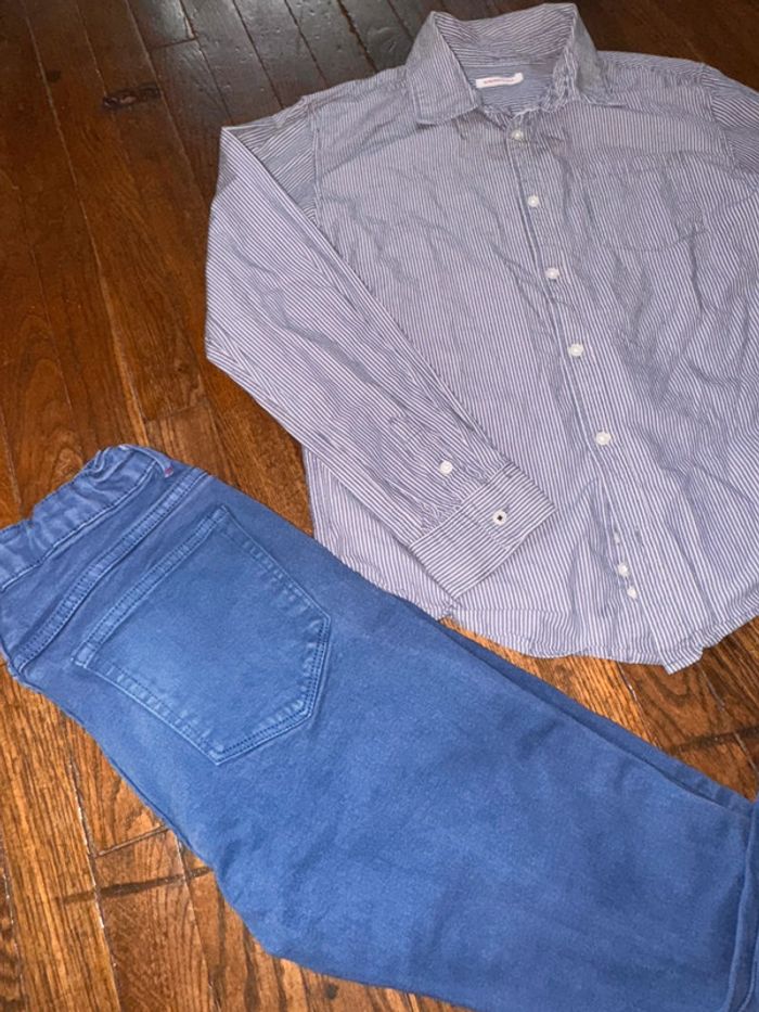 Chemise et jeans Monoprix 14 ans - photo numéro 2