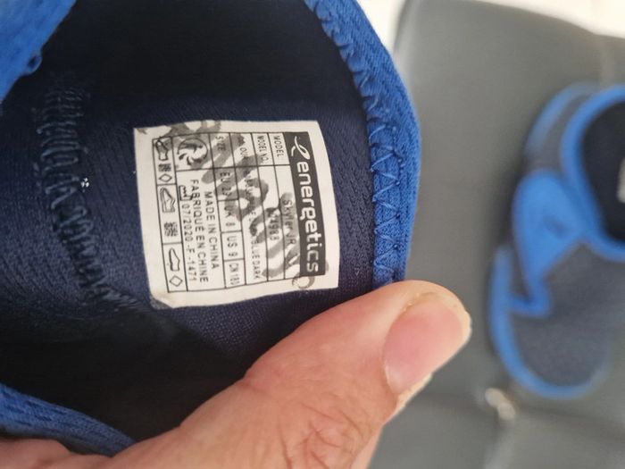 1 paire chausson bleu taille 29 marque  énergétics - photo numéro 4
