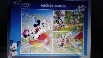 Puzzles Mickey 3x48 pièces