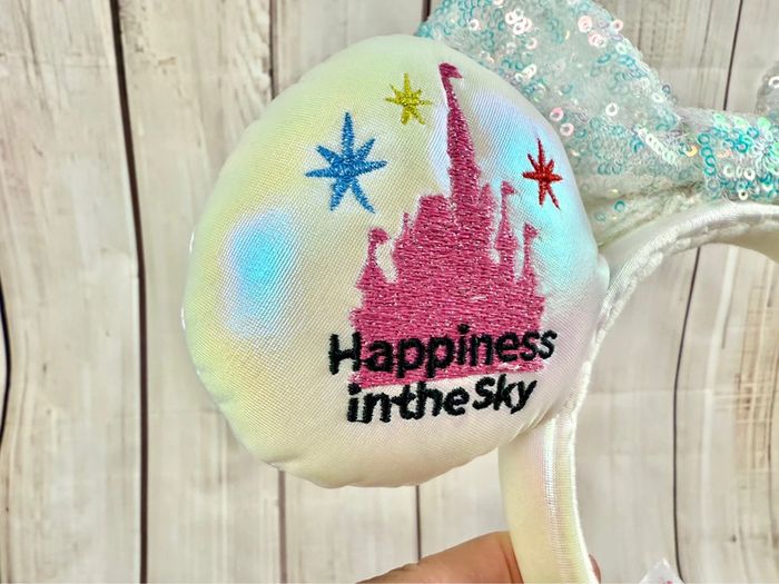 Ears (serre tête) oreilles de Minnie irrisé brodées noeud à sequins Tokyo Disneyland - photo numéro 7