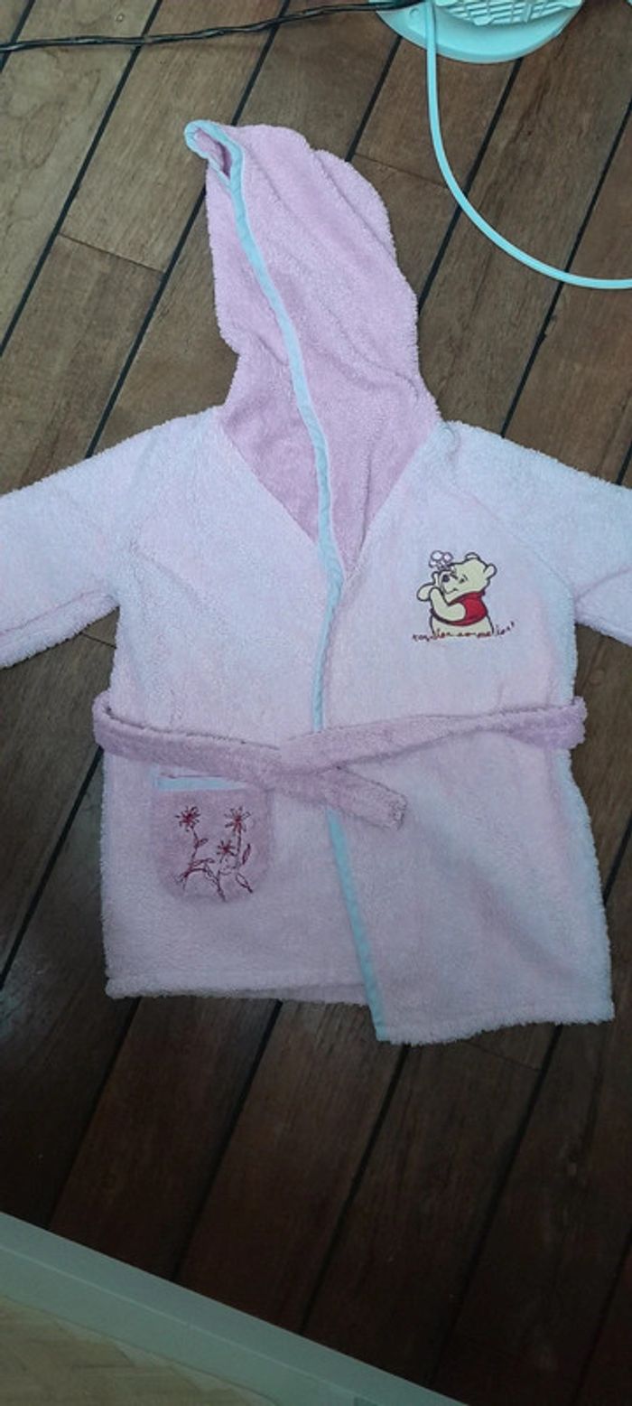 Peignoir winnie l'ourson rose