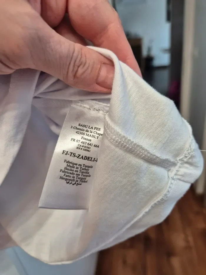 Tee-shirt manches courtes La Fée Maraboutée XL - photo numéro 7