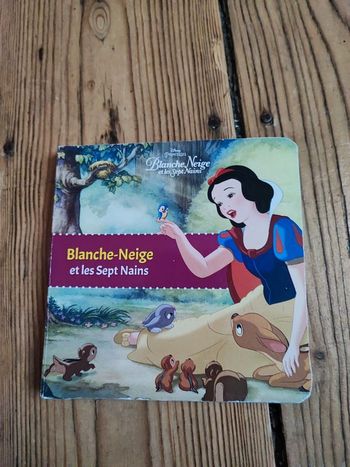 Livre cartonné " blanche neige et les 7 nains"