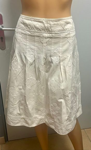 Jupe avec broderie blue123