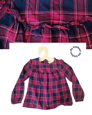 8 ans blouse Vertbaudet ( Vertbaudet ne taille pas très grand)