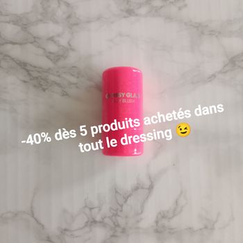 Glossy glam jelly blush rose red