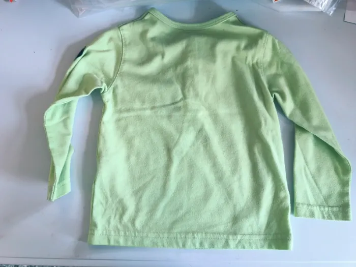 311167 tee-shirt ML vert garçon 24 mois LCPD - photo numéro 2