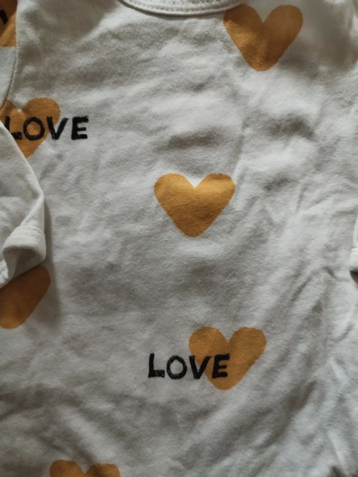 Pyjama léger coeur 1 mois - photo numéro 3