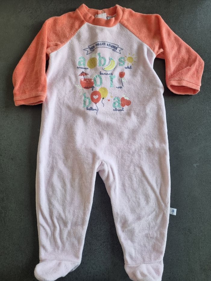 Pyjama velours Absorba 12 mois