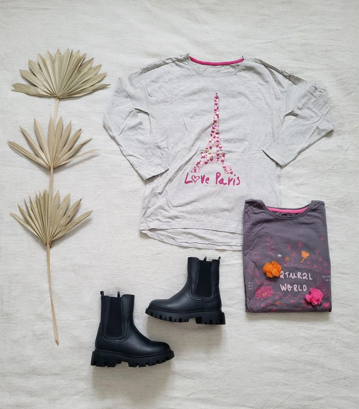 lot tshirts 10 ans