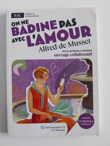 Livre bac "on ne badine pas avec l'amour"