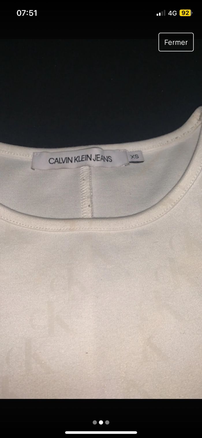 Teeshirt Calvin Klein - photo numéro 3