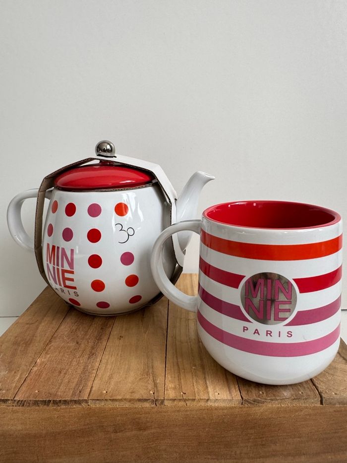 Théière et tasse Minnie Disneyland Paris - photo numéro 2