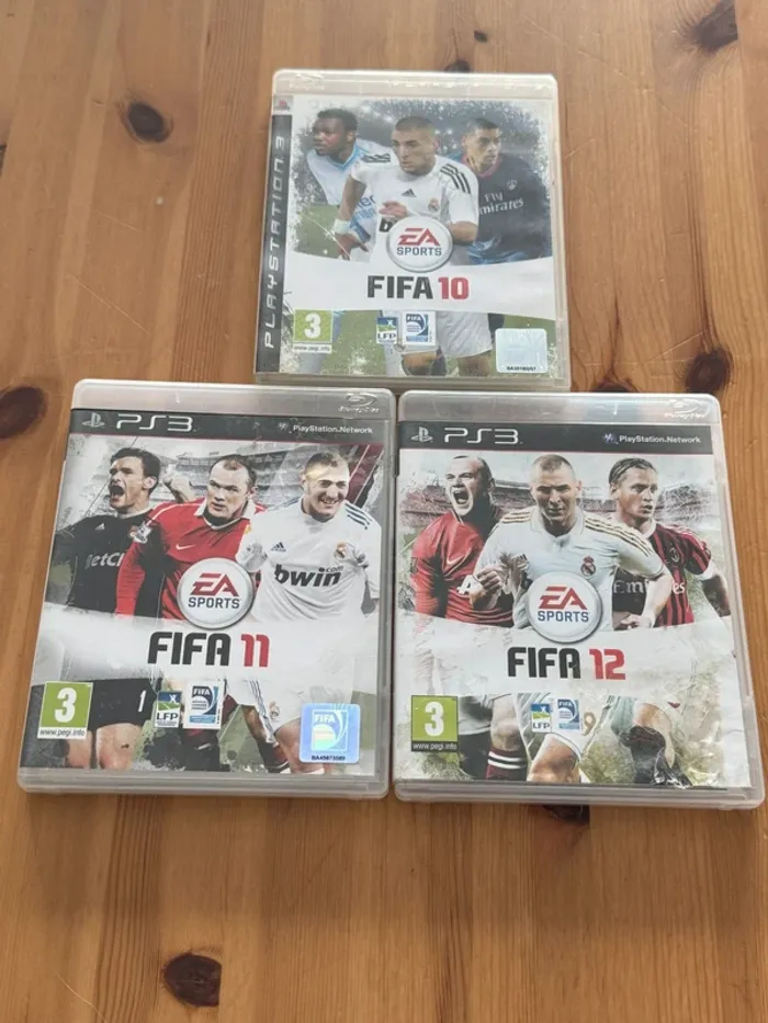 Lot Fifa 10 à 12 - BE - PS3