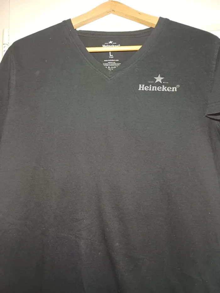 T-shirt unis  Vintage Heineken - photo numéro 2