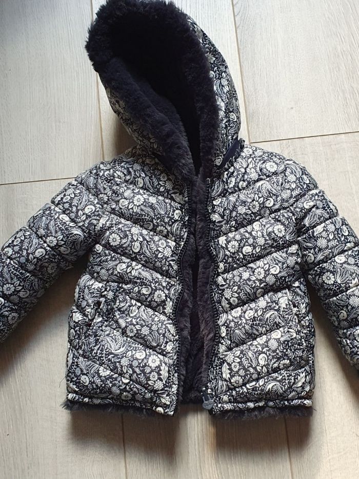 Manteau réversible fille 18-24 mois (86) - photo numéro 2