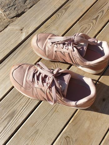 Baskets New Balance rose irisé 37