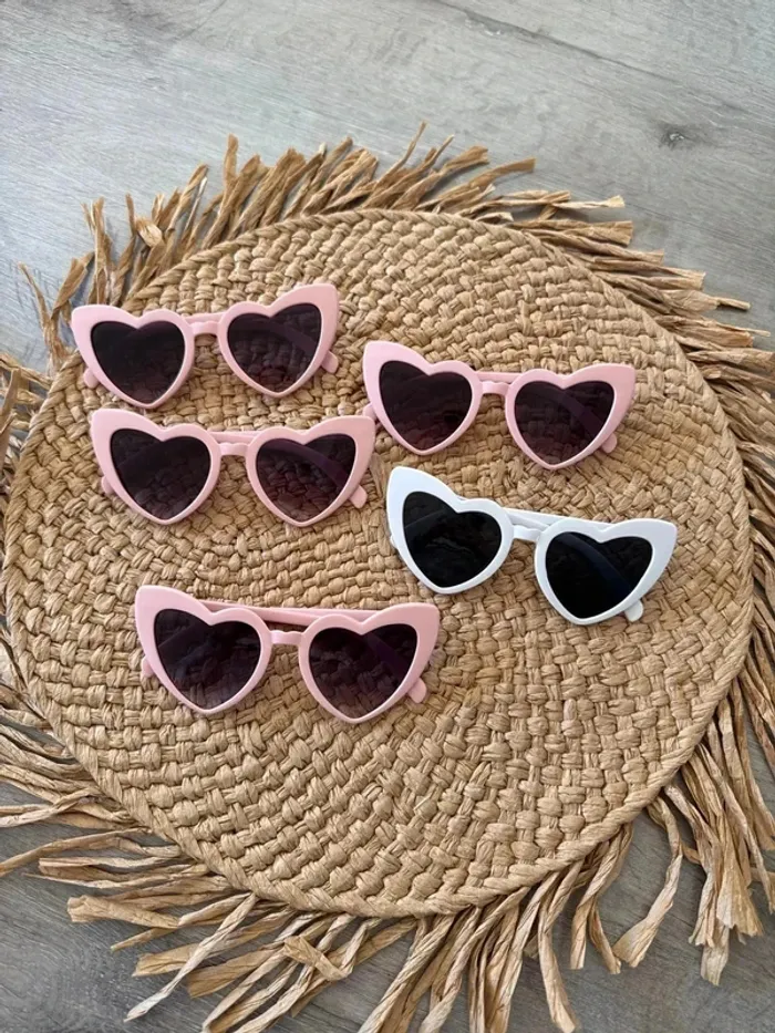 Lot 5 paires de lunettes evjf mariage - photo numéro 2