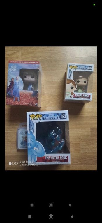 Lot figurines pop reine des neiges Disney