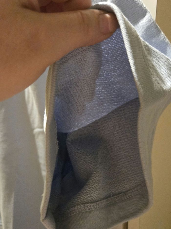 Sweat coton bleu ciel T.L 46 H&M neuf - photo numéro 6