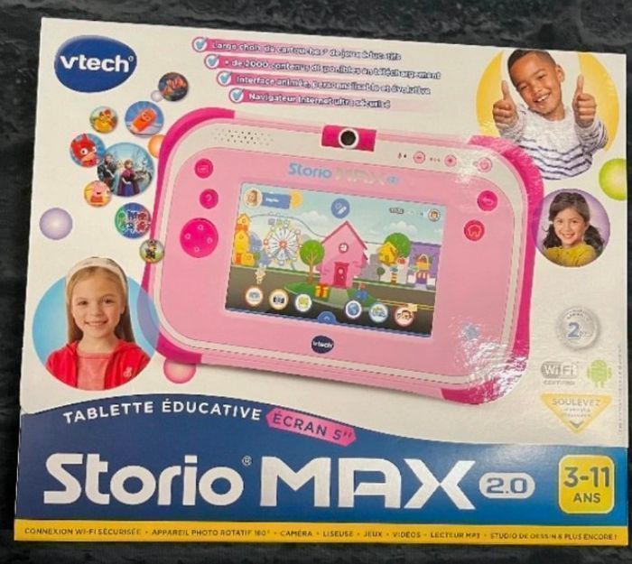 Tablette tactile storio max 2.0 5 rose VTECH - photo numéro 2