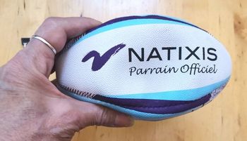 Petit ballon de rugby "Natixis" 