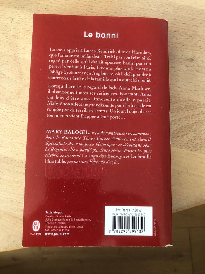 Le banni - Mary Balogh - photo numéro 2
