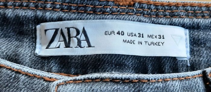 Jean gris Zara, homme, taille 40 - photo numéro 5