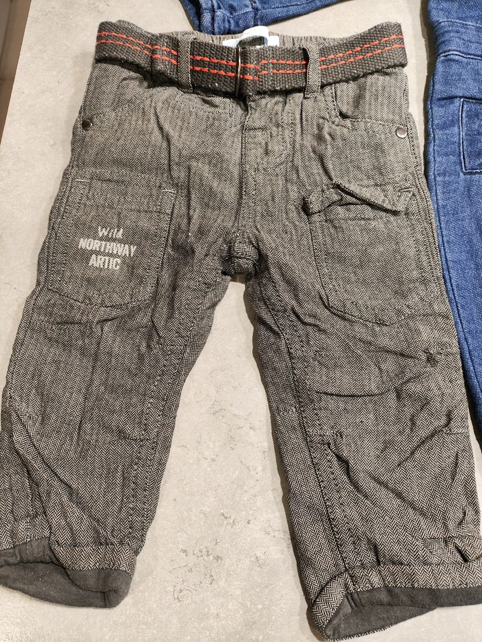 Lot bébé 6 mois – Salopette + combinaison + pantalon Orchestra - photo numéro 2