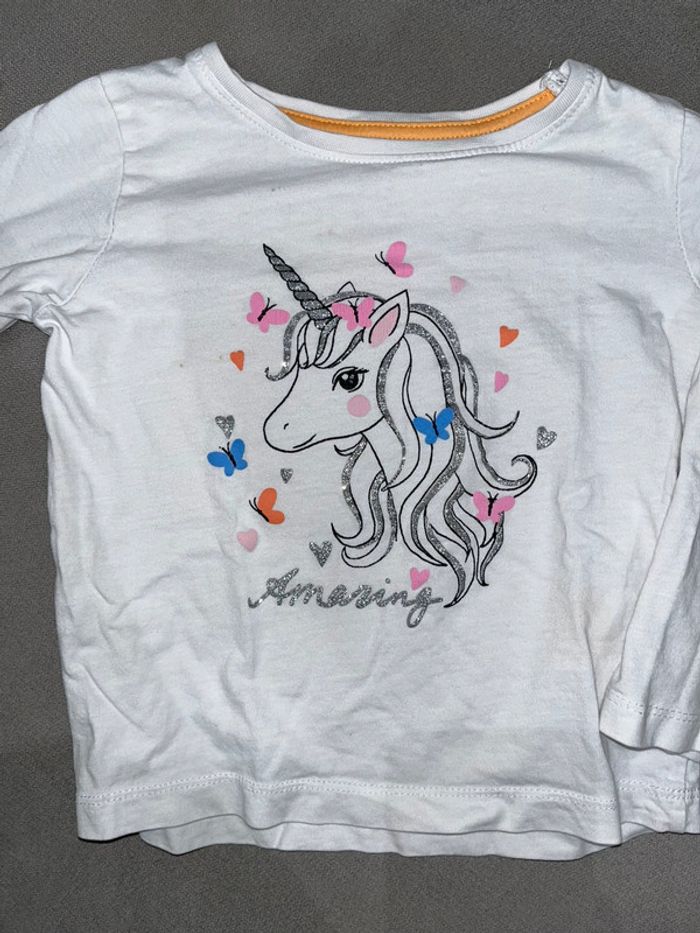 Tee shirt licorne - photo numéro 2