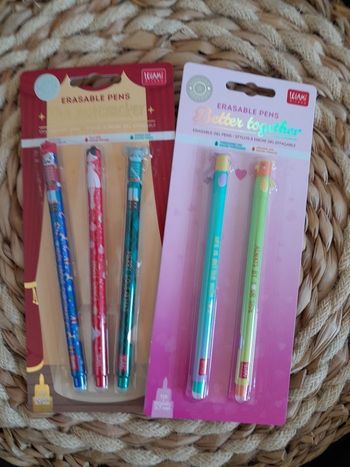 Lot packs stylo legami saint valentin et Noël 