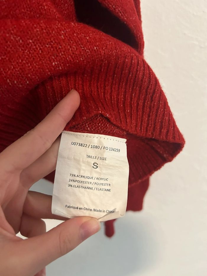 Pull rouge - photo numéro 3
