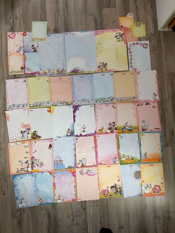 Lot 50 feuilles diddl