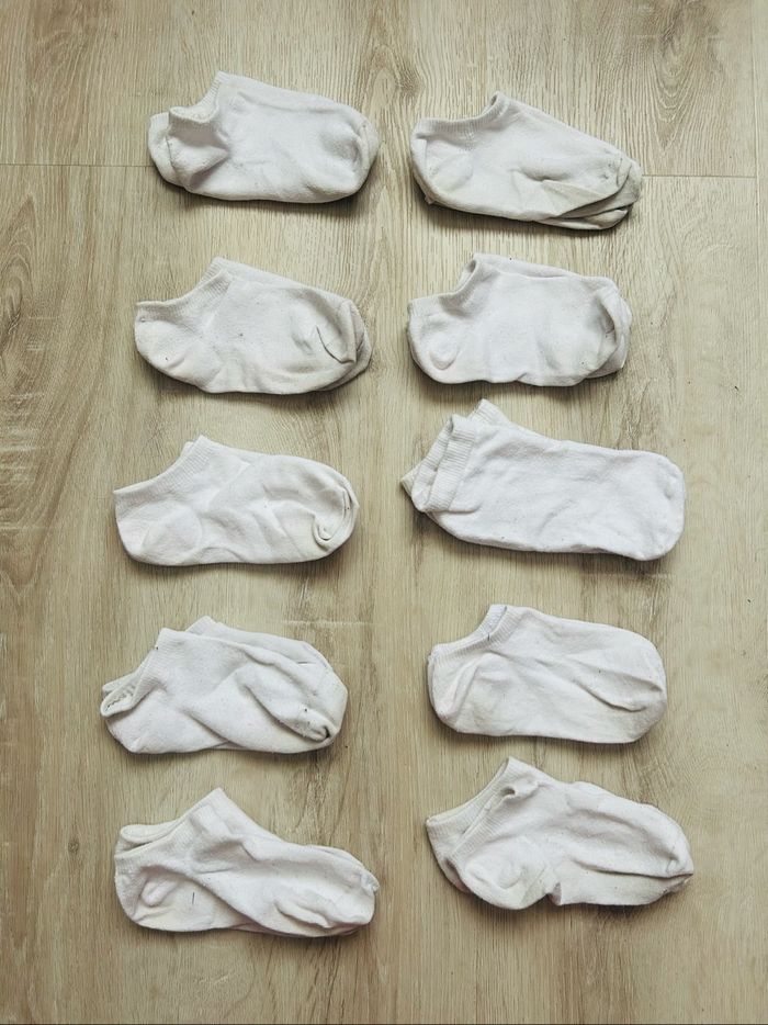 10 paires de socquettes 9-12ans