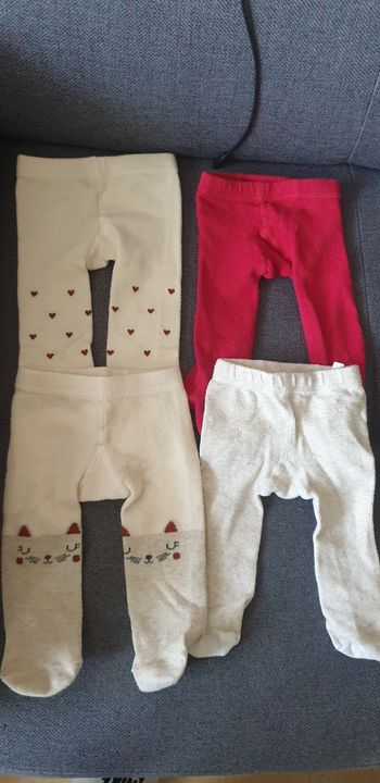 4 collants bébé 14