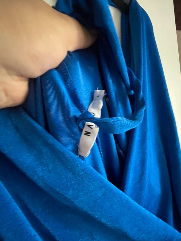 Robe bleu fluide longue N’a kd - photo numéro 3