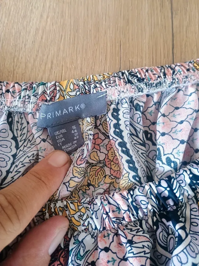 Top épaules dénudées Primark T44 imprimé cachemire - photo numéro 3