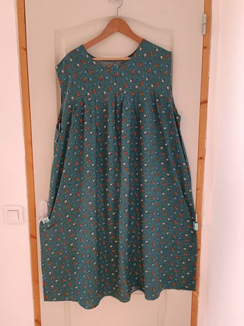 Robe florale grande taille confortable 48