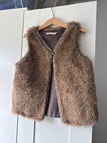 Sans manche moumoute fille