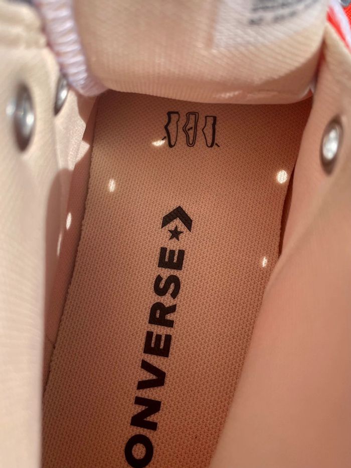 Converse Chuck Taylor glow summer orange vermillon - photo numéro 12