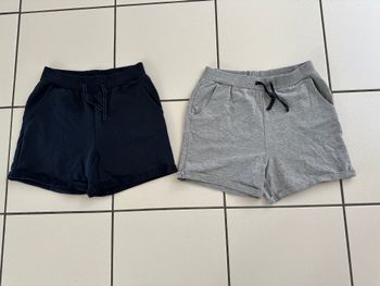 Lot de 2 short gris et bleu marine fille taille 14 ans Name It