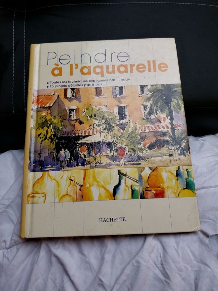Livre peindre à l aquarelle