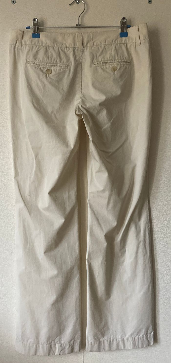 pantalon chino jambes larges - photo numéro 3