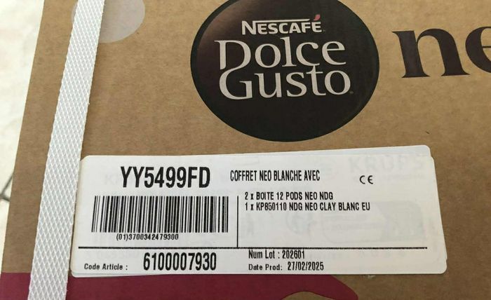 Machine à café KRUPS Nespresso Dolce Gusto Neo YY5499FD+ 60 dosettes  café Dolce gusto neufs ds emballage - photo numéro 6