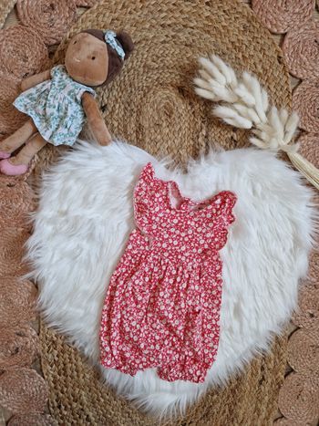 Combishort rouge kiabi