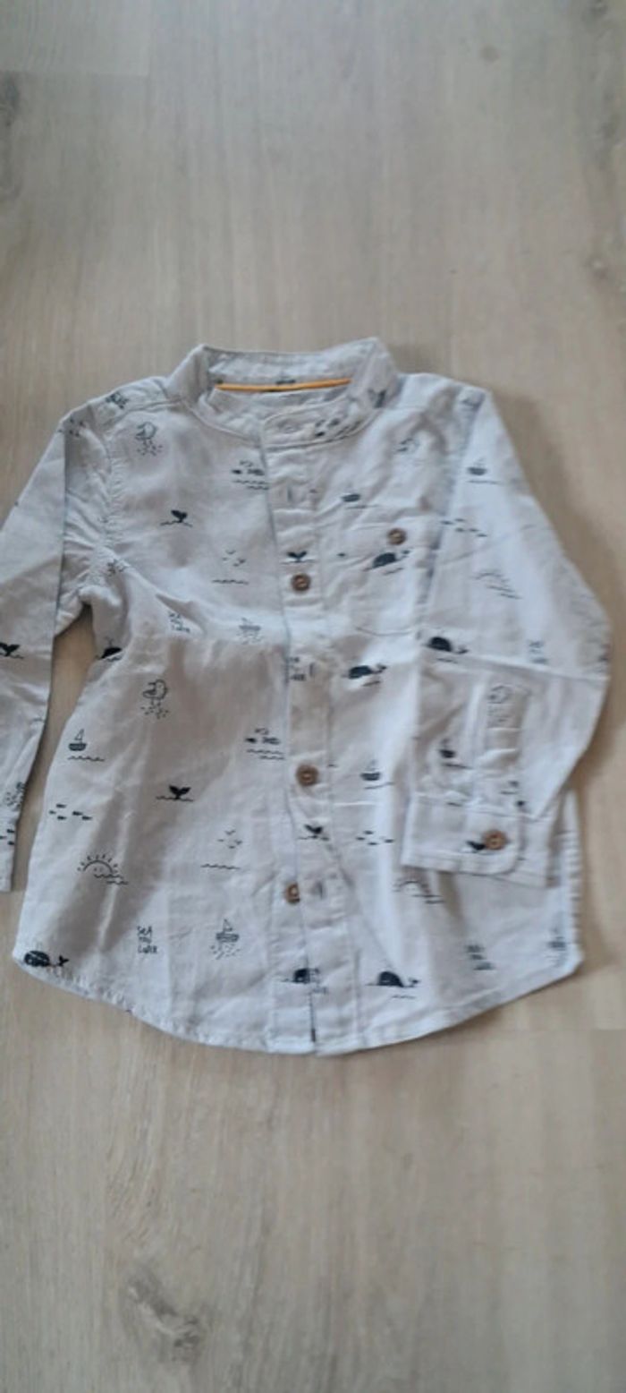 Chemise manches longues