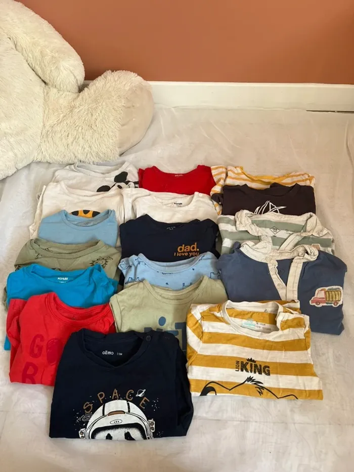 Lot vêtement 50 pièces hiver taille 18 mois - photo numéro 7