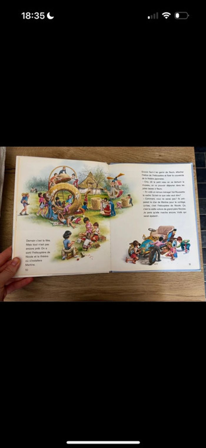 Livre Vintage Martine à la fête des fleurs pour Enfants - photo numéro 5