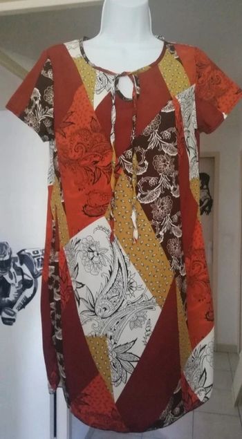 Robe imprimée fluide femme.36.